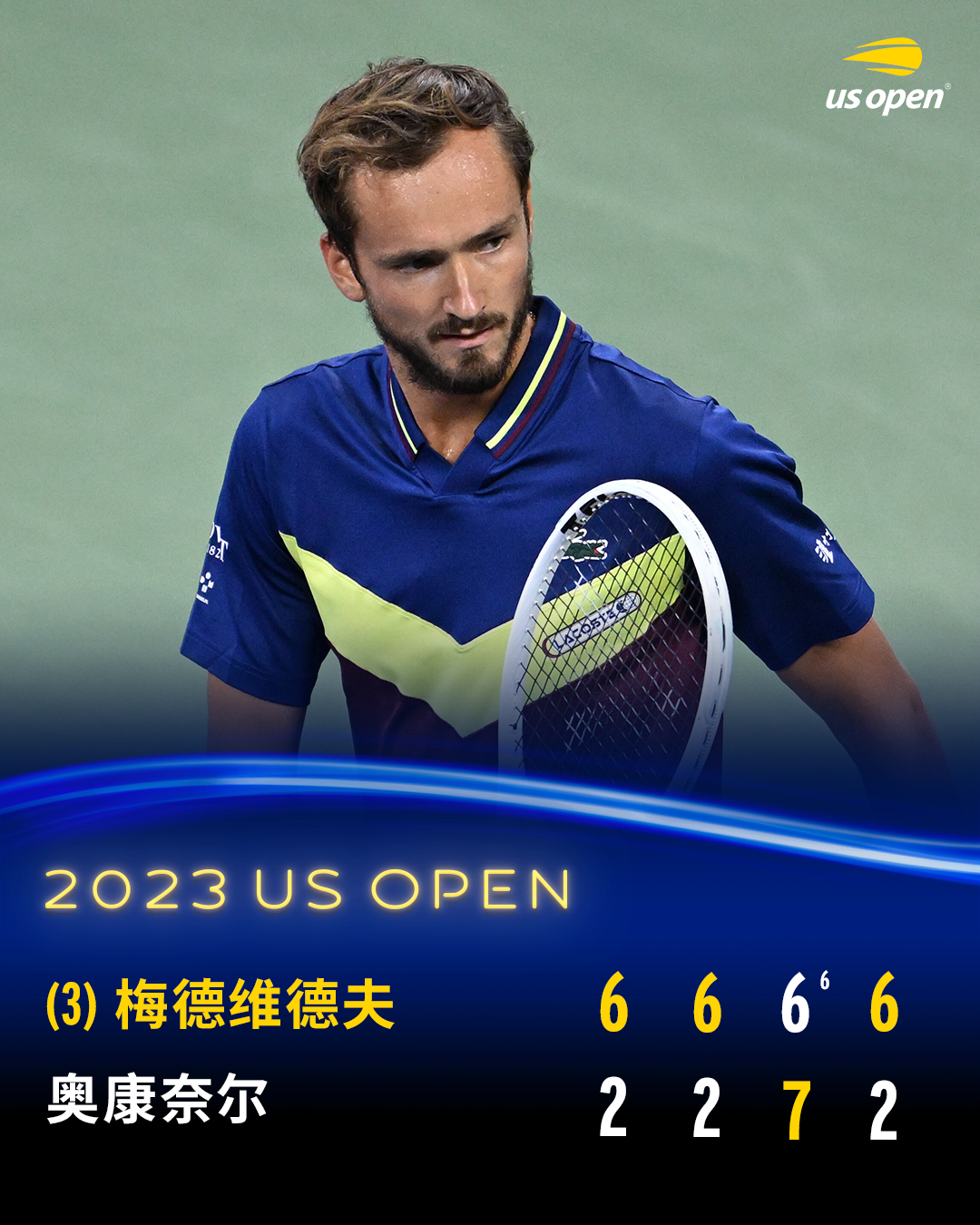 意大利网球队鏖战世界网球队，梅德韦杰夫关键制胜